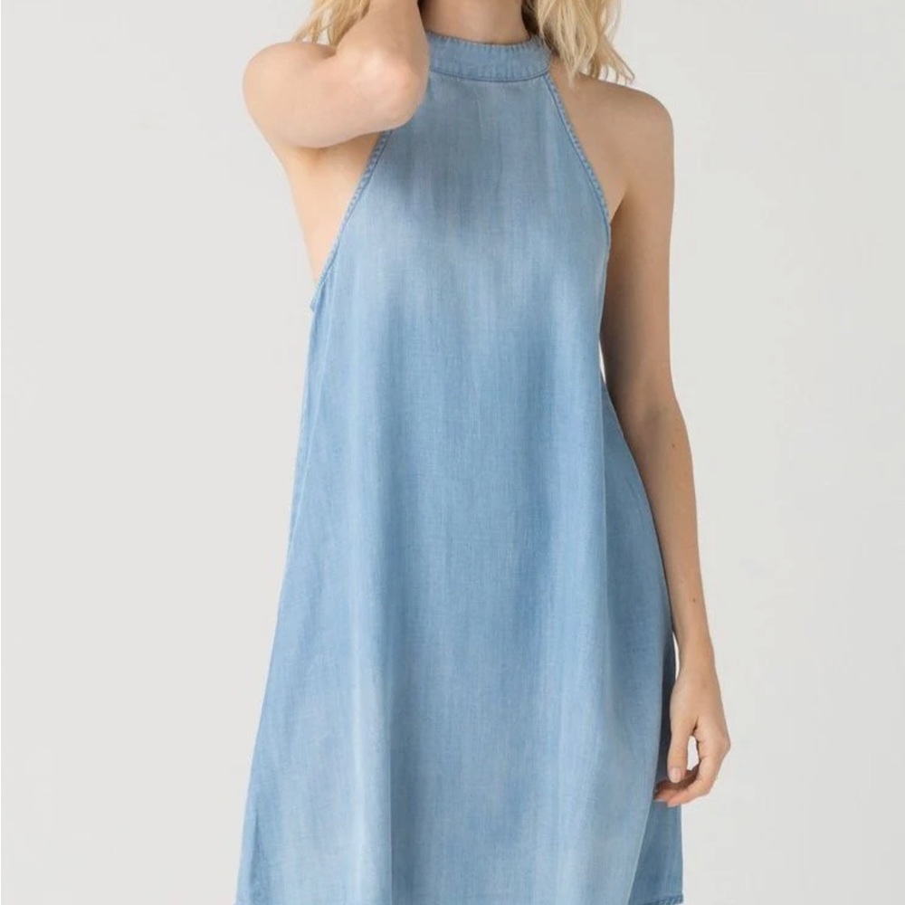 NWT 👗 Chelsea & Violet Lightweight Denim Dress - Picture 2 of 11